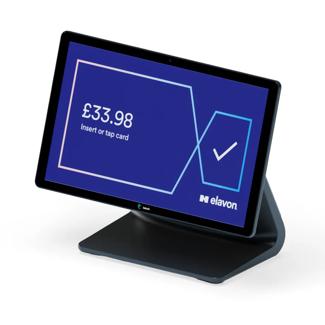 Elavon Register side angle view