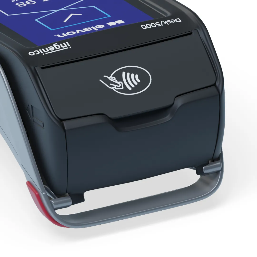 Tetra desk close up of contactless